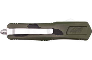 Image of GLFA Spring Assisted OTF Knife, Serrated Blade, Green and Black, 8&quot;, GL-KMD-SRT P-GRN