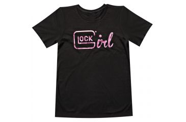 Image of Glock AA46004 Short Sleeve Glock Girl T-Shirt Black X-Large Cotton