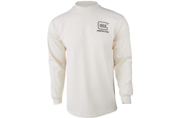 Image of Glock Born In Austria Cotton Long Sleeve Shirt - Men's, Tan, Large, AP96073