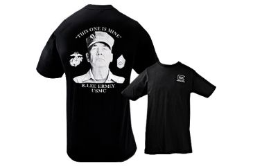 Image of Glock GA10063 Short Sleeve Ermey Gunny T-Shirt Black Large Cotton