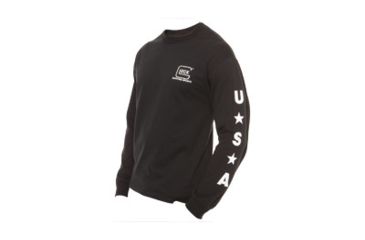 Image of Glock Long Sleeve Shooting Sport T-Shirt, Black, XL, GLAP61605