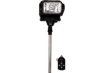 Image of GoLight GoBee Stanchion Mount Searchlight w/ Wireless Remote, Black, 2151