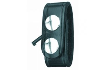 Image of Gould &amp; Goodrich Hidden Cuff Key Belt Keeper, Nickel, Black, B127