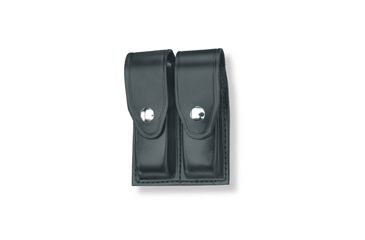 Image of Gould &amp; Goodrich B627 Double Magazine Case, Black, Standard Snap - S&amp;W M&amp;P .45