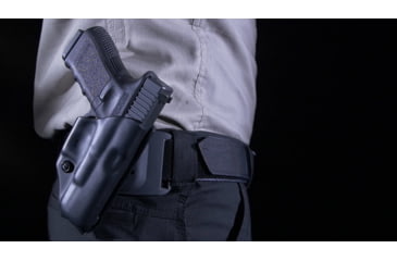 Image of Gould &amp; Goodrich Delta Wing OWB Holster for Sig P365, Left Hand, Black, P100-15LH