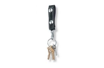 Image of Gould &amp; Goodrich Key Strap, Brass, Black, B122BR