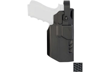 Image of Gould &amp; Goodrich TELR Duty OWB Belt Holster, Glock 19/45 All Gens/23 Gens 3/4, No Hood, 4 Point Belt Loop, Right, Black Weave, X5000-19N-1W