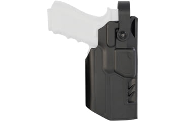 Image of Gould &amp; Goodrich TELR Duty OWB Belt Holster, Glock 19, No Hood, Belt Loop, Optic, Left, Black, X5000-19NO-1LH