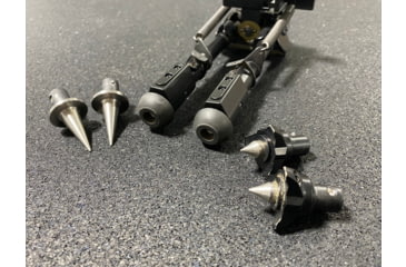 Image of Gray Ops CNC Harris Bipod QDA, Black, GO-HARQDA