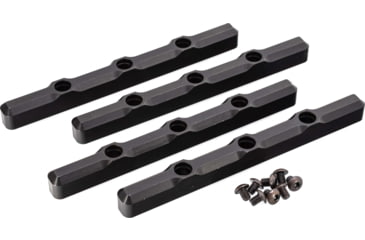 Image of Gray Ops CNC Matrix Weight Kit - Side Rails, Black, GOW-MXSR