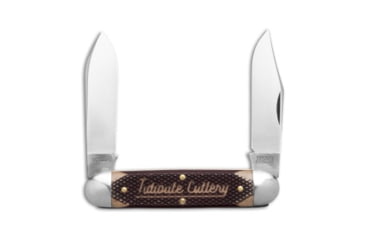 Image of Great Eastern Cutlery GEC Tidioute Classic Wine Checkered Richlite 2.75 Satin, Brown/Red, 1095, adult, BHQ-219374