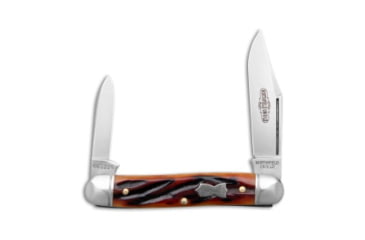 Image of Great Eastern Tidoute Cutlery Folding Knife, 2.50in, 1095, Clip Point, Drop Point Blade, Bone, Brown Handle, Brown/Silver, 6.00 inch, BHQ-223265