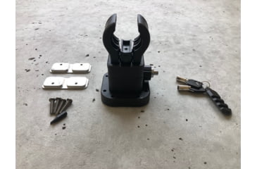 Image of Grey Man Tactical Locking Rifle Mount w/Raptor Buffer Tube, Black, R-WM-02