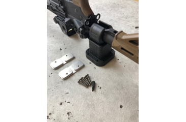 Image of Grey Man Tactical Locking Rifle Mount w/Raptor Buffer Tube, Black, R-WM-02
