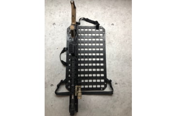 Image of Grey Man Tactical Locking Rifle Rack Kit w/Raptor Rail Buffer Tube, Black, R-WM-07