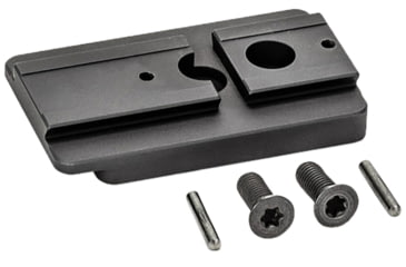 Image of Griffin Armament GSMAACROFP Aimpoint Acro Plate Black Anodized Hardcoat 6061 T6