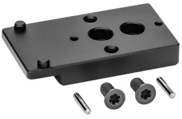 Image of Griffin Armament GSMARMRFP AIS Flat Mount Plate Black Anodized Hardcoat 6061 T6