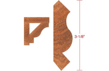 Image of Grizzly Industrial 3-1/2in. Crown Moulding - 1in. Bore C2208