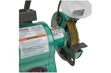 Image of Grizzly Industrial 6in. Bench Grinder with Work Light T24463