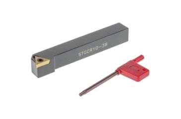 Image of Grizzly Industrial Turning Toolholder STGCR 5/8in. x 4in., 1-Deg. Cutting Angle, RH T10856
