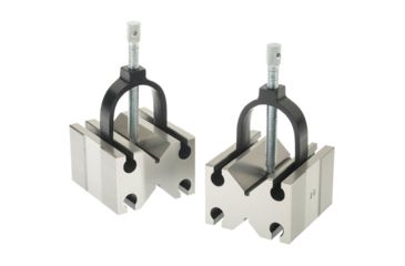 Image of Grizzly Industrial V-Block Pair w/ clamps Side Use H5612