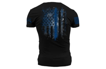 Image of Grunt Style Blue Shield T-Shirt - Mens, Black, Large, GS3073-L