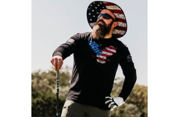 Image of Grunt Style Freagle Long Sleeve T-Shirt - Mens, Black, Small, GS3637-S