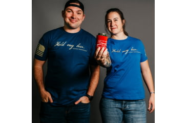 Image of Grunt Style Hold My Beer T-Shirt - Mens, Cool Blue, 2XL, GS3083-2XL