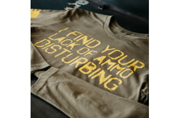 Image of Grunt Style Lack of Ammo Long Sleeve T-Shirt - Mens, Military Green, 2XL, GS4244-2XL