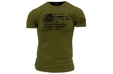 Image of Grunt Style Men's America Vintage Tee Shirt, Large DW588-L