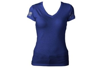 Image of Grunt Style Women's Storm Blue Basic Tee Shirt, Large DW455-L