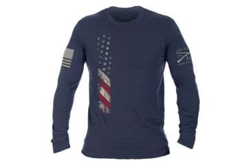 Image of Grunt Style True Colors Long Sleeve T-Shirt - Mens, Indigo, Extra Large, GS3638-XL