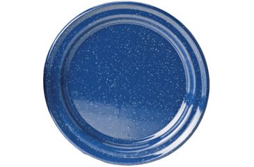 Image of GSI Enamelware Plate, 10.375in, Blue, 11526