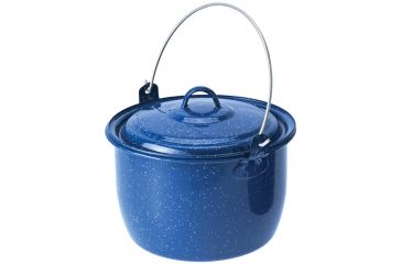 Image of GSI Enamelware Convex Kettle, 3 Qt, Blue, 18018