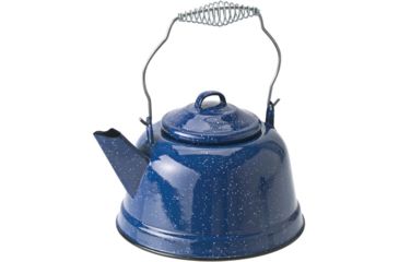 Image of GSI Enamelware 10 Cup Tea Kettle, Blue, 14021