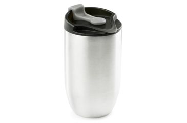 Image of GSI Glacier Stainless Doppio Commuter Mug-Brushed Stainless-8 oz