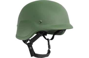 Image of Guard Dog Body Armor PASGT Helmet Low Cut over Ears , NIJ IIIA w/BOA, OD Green, Large, PASGT-IIIA-RAIL-OD