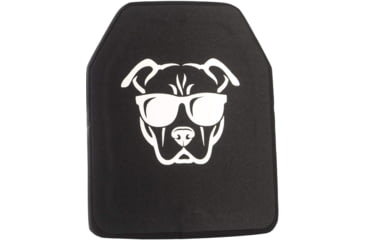 Image of Guard Dog Body Armor Ultralight Level IIIa Ceramic Plate, 10x12, Black, 10x12, UHMWPE-IIIA-PLATE