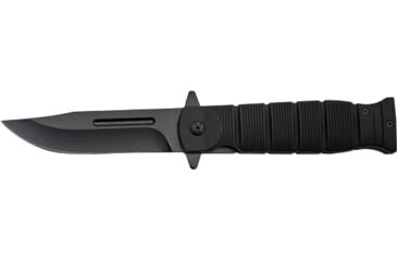 Image of Guard Dog Security Guard Dog Knife Rubber Handle Spring Assist Folder 3.5'' Blk!