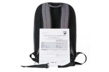 Image of Guard Dog Security ProShield Smart Bulletproof Backpack 27L, Level IIIA, Gray, BP-GDPSM-GR