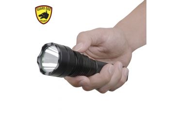 Image of Guard Dog Security Xcess- 550 Lumen Waterproof Tactical Flashlight, 4 Functions, Customized Dimmer, Black TL-GDX550