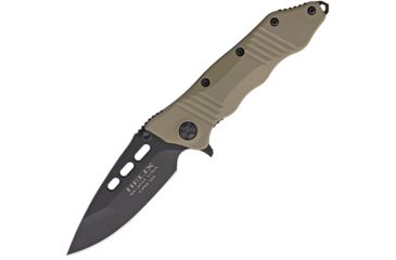 Image of Guardian Tactical Helix Combat Folder Folding Knife,4in,CPM-154 Steel,Drop Point,Desert Tan,G10 Handle GT37111