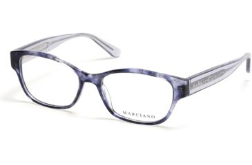 Image of Guess By Marciano GM0340 Progressive Prescription Eyeglasses - Coloured Havana Frame, Coloured Havana Lenses, 53 mm Lens Diameter GM034053055