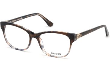 Image of Guess GU2696 Bifocal Prescription Eyeglasses - Havana Frame, 52 mm Lens Diameter GU269652056