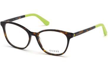 Image of Guess GU2698 Progressive Prescription Eyeglasses - Havana Frame, 52 mm Lens Diameter GU269852056