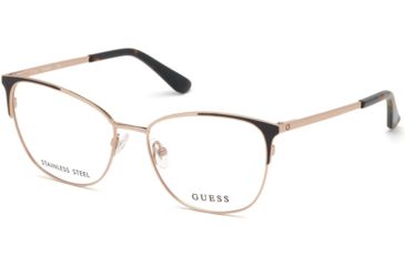 Image of Guess GU2705 Bifocal Prescription Eyeglasses - Dark Brown Frame, 53 mm Lens Diameter GU270553050