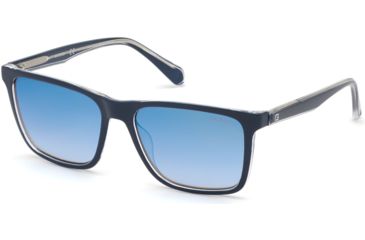 Image of Guess GU6935 Sunglasses - Blue Frame Color, Gradient Blue Lens Color