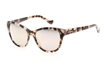 Image of Guess GU7398 Sunglasses - Coloured Havana Frame Color, Smoke Mirror Lens Color