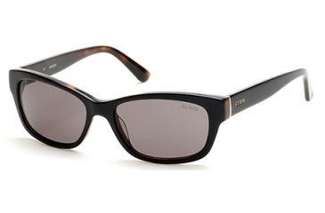 Image of Guess GU7409 Sunglasses - Shiny Black Frame Color, Smoke Lens Color