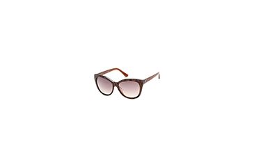 Image of Guess GU7437 Sunglasses - Dark Brown Frame Color, Gradient Brown Lens Color